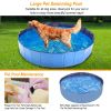 4X4FT Foldable Pet Swimming Pool PVC Kiddie Baby Dog Swim Pool Bathing Tub Playmat Kids Pools